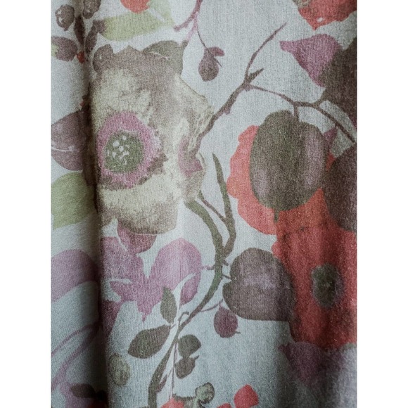 Color Me Cotton Women Dress XS Floral Round Neck Shift Made In USA Pockets - Picture 3 of 9